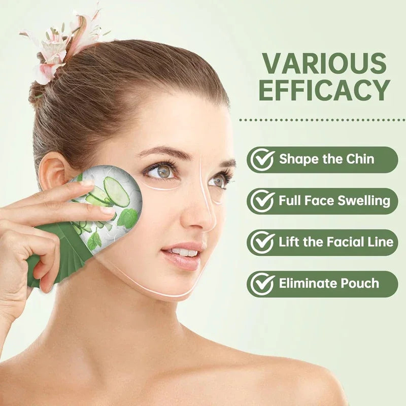Ice Face Roller Icld for Eye Puffiness Ice Facial Roller Shrink Pores