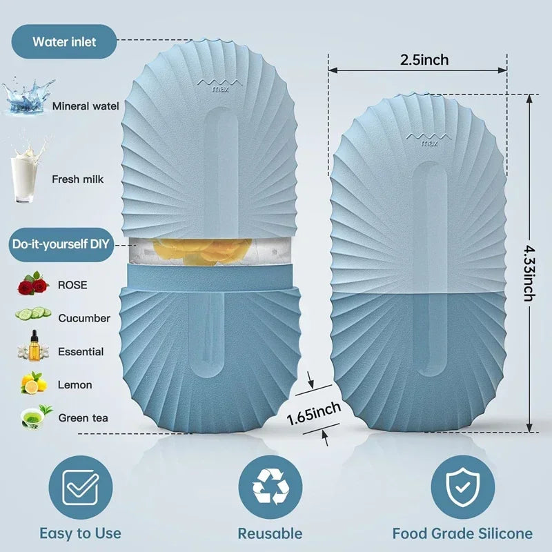 Ice Face Roller Icld for Eye Puffiness Ice Facial Roller Shrink Pores